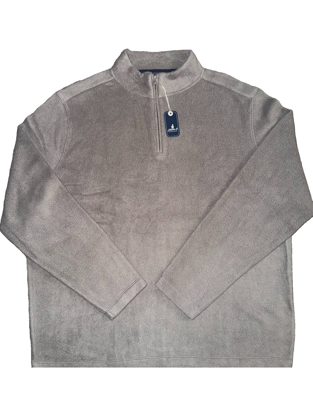Johnnie-O Men’s XL Dion Sherpa 1/4 Zip Pullover Concrete Colorway New $128